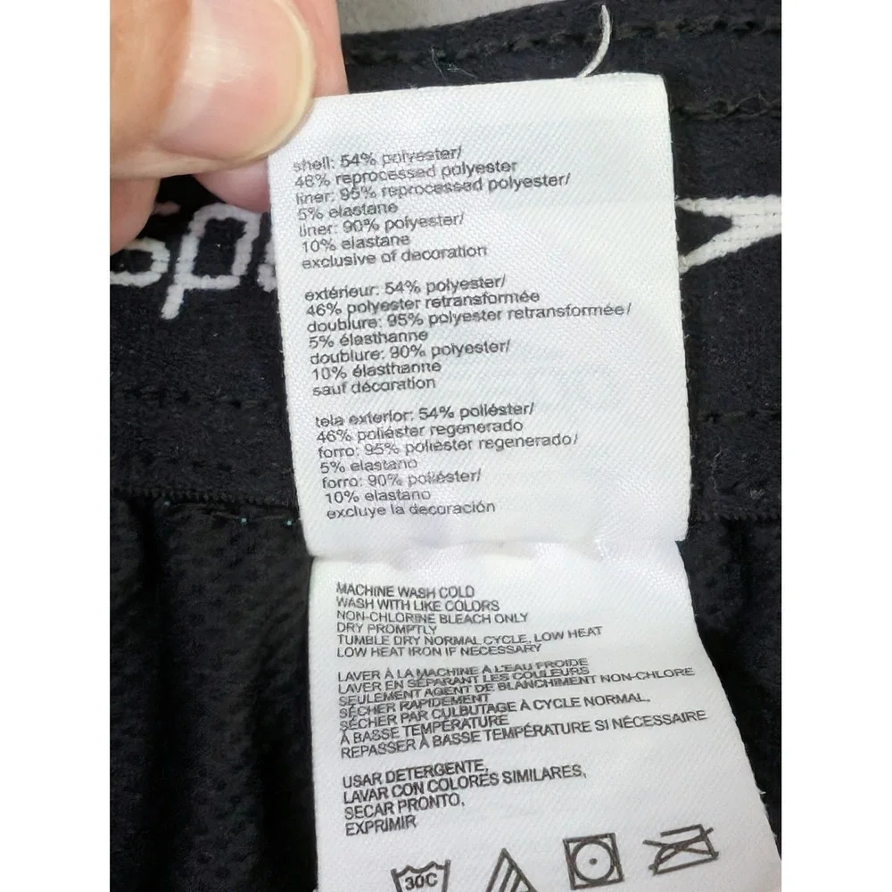 Speedo Swim Trunks Mens L Blue Grey Geometric Grid Mesh Liner Board Shorts